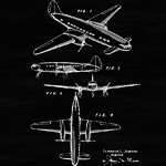 Арт-постер «Патент Кларенса Джонсона на самолет, 1939»