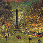 Картина «Площадь Бастилии» (холст, галерейная натяжка)