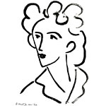 Арт-постер «Портрет Мари-Жозе»