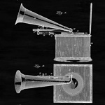 Арт-постер «Патент на граммофонную трубу»