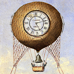 Арт-постер «Полет времени»