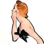 Арт-постер «Девушка с обложки»
