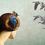 Арт-постер «Перелетные птицы»