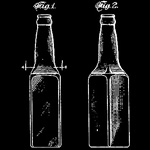 Арт-постер «Патент на бутылку для пива»