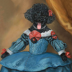 Репродукция «Эрмитаж», версия 55 «Принцесса Маргарита» в картинной раме «Бернадетт»