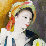 Картина «Девушка в жемчужном ожерелье» (холст, галерейная натяжка)