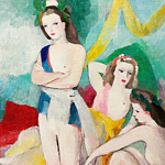 Картина «Балерины на отдыхе» (холст, галерейная натяжка)