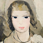 Картина «Портрет девушки» (холст, галерейная натяжка)