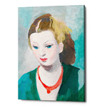 Картина «Портрет девушки в зеленом» (холст, галерейная натяжка)