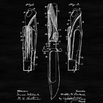 Арт-постер «Патент на складной охотничий нож, 1903»