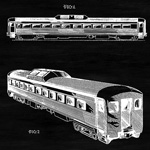 Арт-постер «Патент на железнодорожный вагон, 1951»