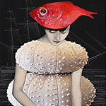 Арт-постер «Красная рыба»