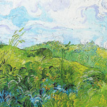 Картина «Зеленые поля пшеницы» (холст, галерейная натяжка)