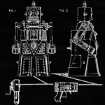 Арт-постер «Патент на игрушку «Робот Роберт»