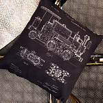 Арт-подушка «Патент на вагон»