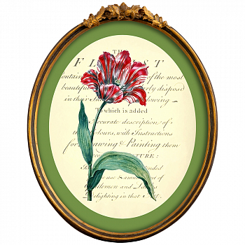 Картина «Век тюльпанов», версия 10 в раме «Тиффани»