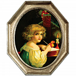 Картина «С Новым годом!», версия 4, в раме «Эдита» рама раме рамы рамк фото фоторам картин репродук 