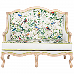 Двухместный диван «Цветущая аристократка» (лайт голд)