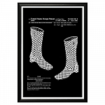 Арт-постер «Патент Louis Vuitton на дамские сапоги»