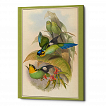 Картина на холсте «Птицы Солнца» 30×45, холст, галерейная натяжка (версия 5)