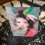 Картина «Молодая женщина с жемчугом» (холст, галерейная натяжка)