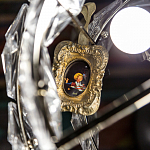 Медальон «Лев» в миниатюрной фоторамке