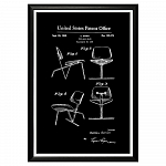 Арт-постер «Патент Чарлза Имза на откидное кресло, 1949»