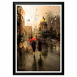 Арт-постер «Дождливый Петербург»