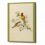 Картина на холсте «Птицы Солнца» 30×45, холст, галерейная натяжка (версия 12)