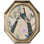Картина «Императорский павлин», версия 4, в раме «Эдита»