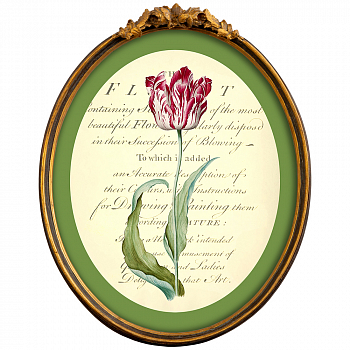 Картина «Век тюльпанов», версия 7 в раме «Тиффани»
