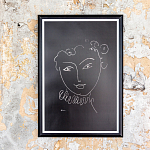 Арт-постер «Мадам де Помпадур (инверсия)»