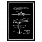 Арт-постер «Патент на исследовательский самолет «Боинг», 1933»