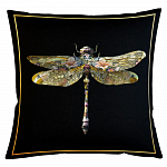 Интерьерная подушка «Стрекоза-цветочная краса»