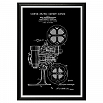 Арт-постер «Патент на домашний звуковой кинопроектор»