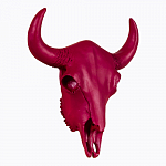 Арт-декор «Трофей буйвола» (красный)