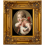 Репродукция картины «Портрет мальчика с Полишинелем» рама раме рамы рамк фото фоторам картин репродук 