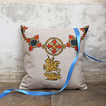 Декоративная подушка «Константиновский орден Св. Георгия, Италия»
