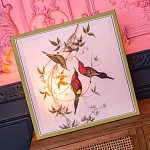 Картина на холсте «Птицы Солнца» 60×60, холст, галерейная натяжка (версия 4)