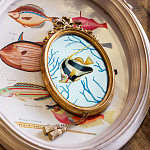 Картина «Фантастика подводного мира» в раме «Жаклин», версия 61