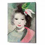 Картина «Молодая женщина с жемчугом» (холст, галерейная натяжка)