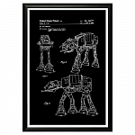 Арт-постер «Патент Джорджа Лукаса на игрушку «Звездные войны» (персонаж 2)
