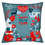 Декоративная подушка «Новогоднее настроение», версия 19