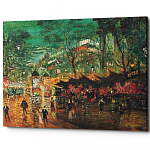 Картина «Площадь Мадлен» (холст, галерейная натяжка)