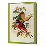 Картина на холсте «Птицы Солнца» 30×45, холст, галерейная натяжка (версия 8)