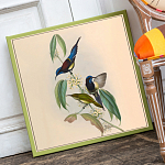 Картина на холсте «Птицы Солнца» 60×60, холст, галерейная натяжка (версия 5)