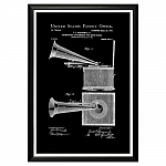 Арт-постер «Патент на граммофонную трубу»