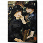 Картина «Девушки в черном» (холст, галерейная натяжка)