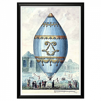 Арт-постер «Монгольфьер «Военный», 19 сентября 1783»