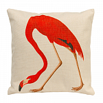 Интерьерная подушка «Американский фламинго»